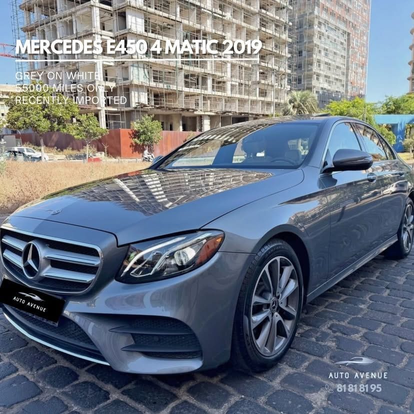 MERCEDES E450 4 MATIC 2019 – Photo 1 of 16